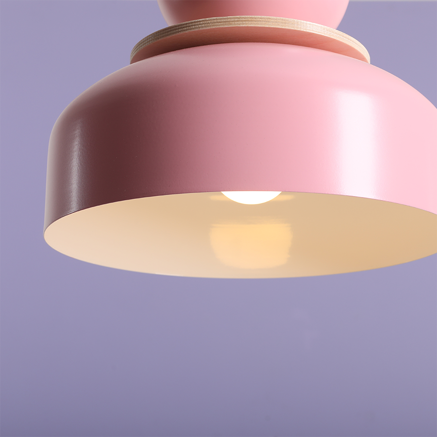 MODULAR UTO PENDANT LIGHT PINK
