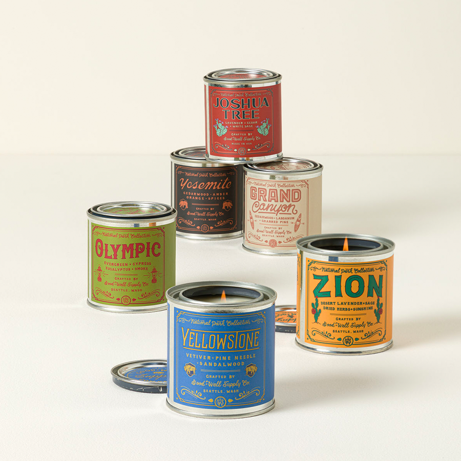 SEQUOIA NATIONAL PARK TIN CANDLE