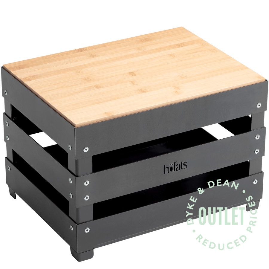 BEVERAGE CRATE FIRE BASKET & GRILL OUTLET - DYKE & DEAN