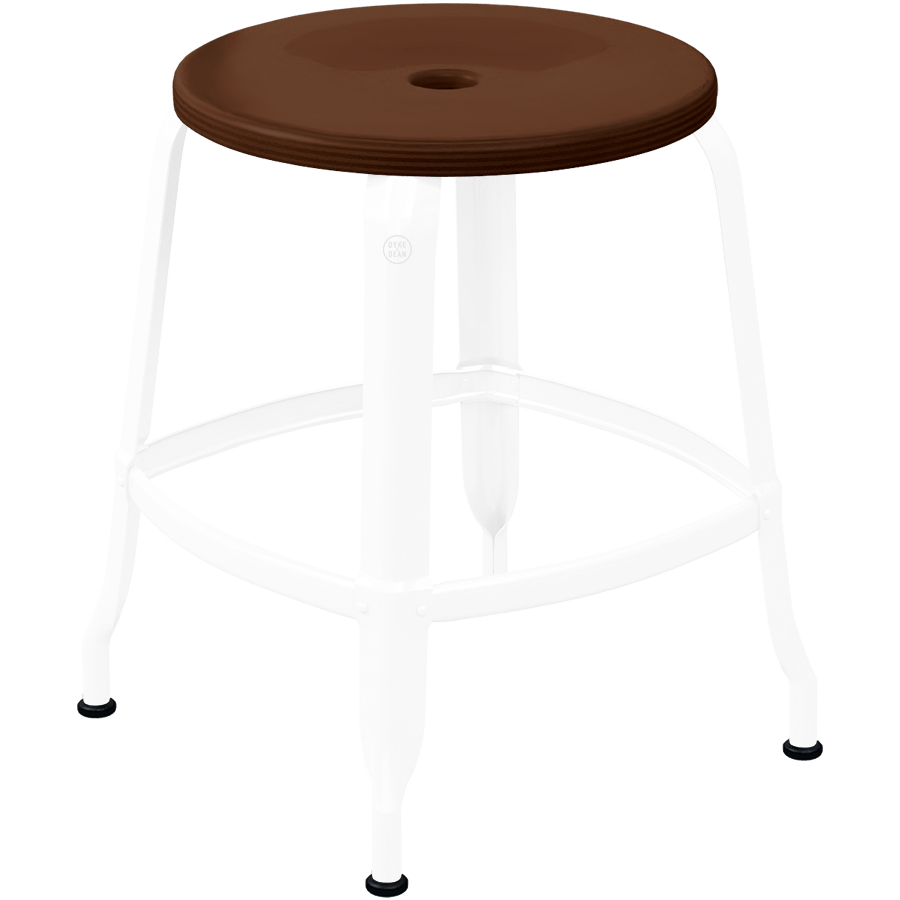 CHAISES NICOLLE METAL STOOL WOOD 45 - DYKE & DEAN