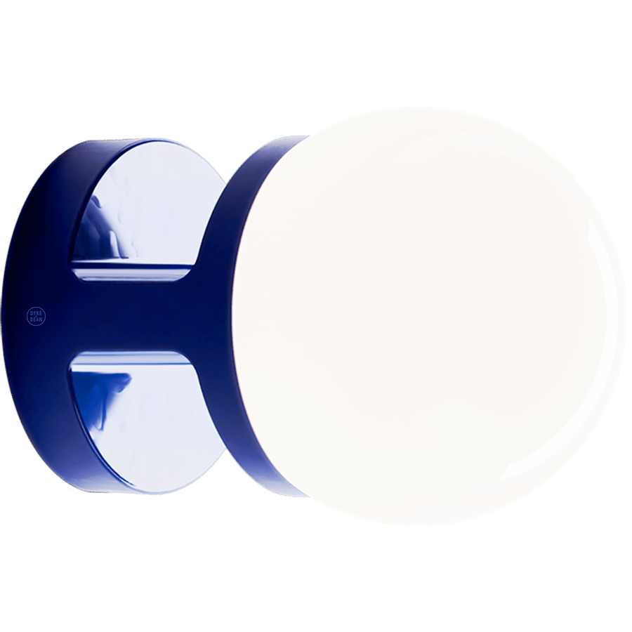 HABEA CERAMIC WALL SCONCE LIGHT OPAL GLASS - DYKE & DEAN