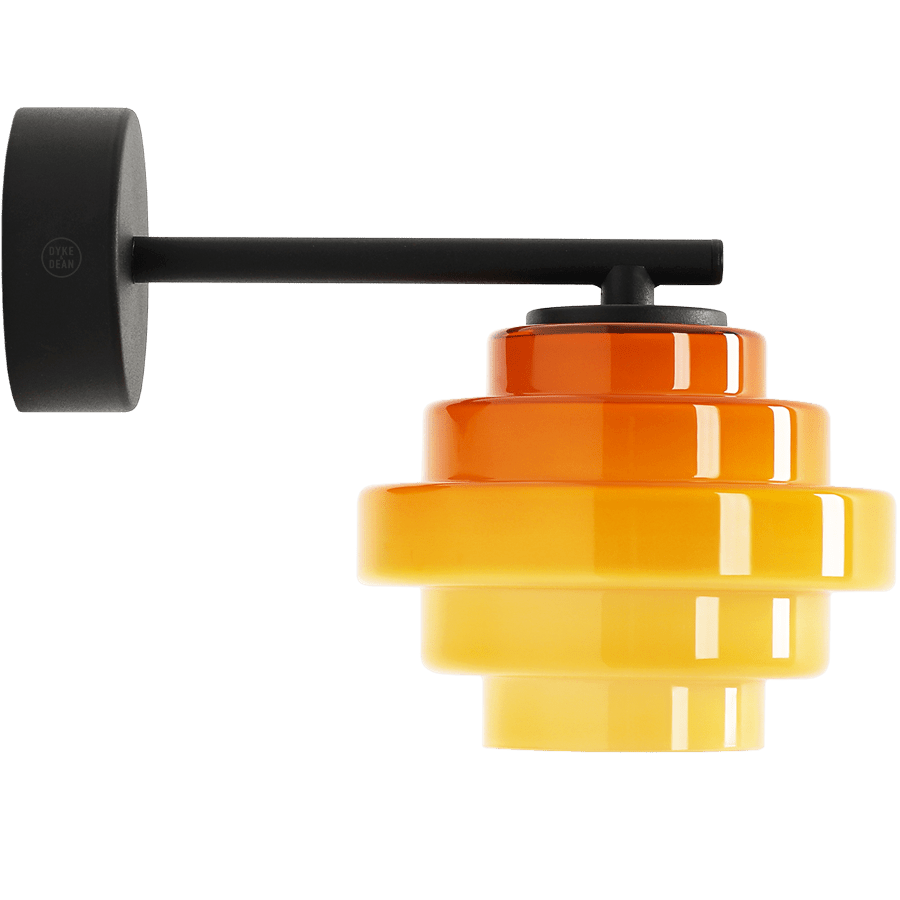 JELLY GLASS WALL LIGHT HONEY - DYKE & DEAN