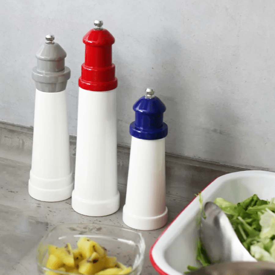 LIGHTHOUSE SALT & PEPPER GRINDER BLUE - DYKE & DEAN