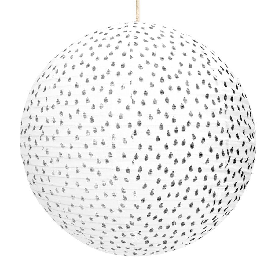 LUNA LINEN LIGHT SHADE 80CM - DYKE & DEAN