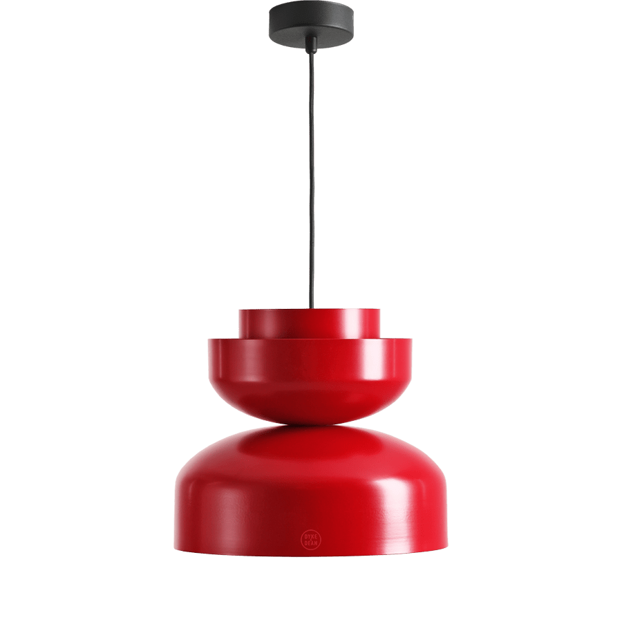 MODULAR WIDE PENDANT LIGHT RED WINE - DYKE & DEAN