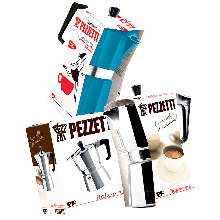 PEZZETTI ESPRESSO COFFEE MAKER RED 3 CUP - DYKE & DEAN