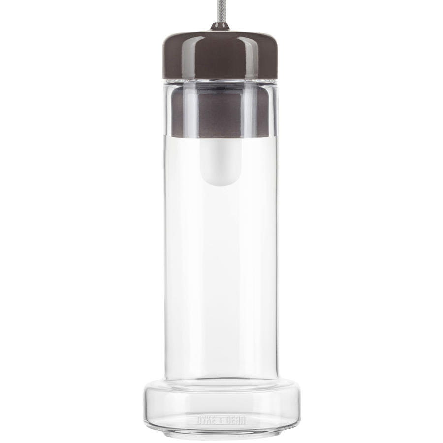 TUBA PORCELAIN CRYSTAL GLASS LIGHT PENDANTS - DYKE & DEAN