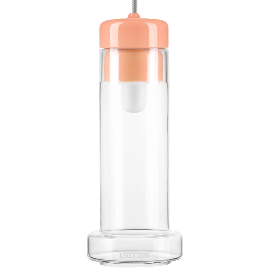 TUBA PORCELAIN CRYSTAL GLASS LIGHT PENDANTS - DYKE & DEAN