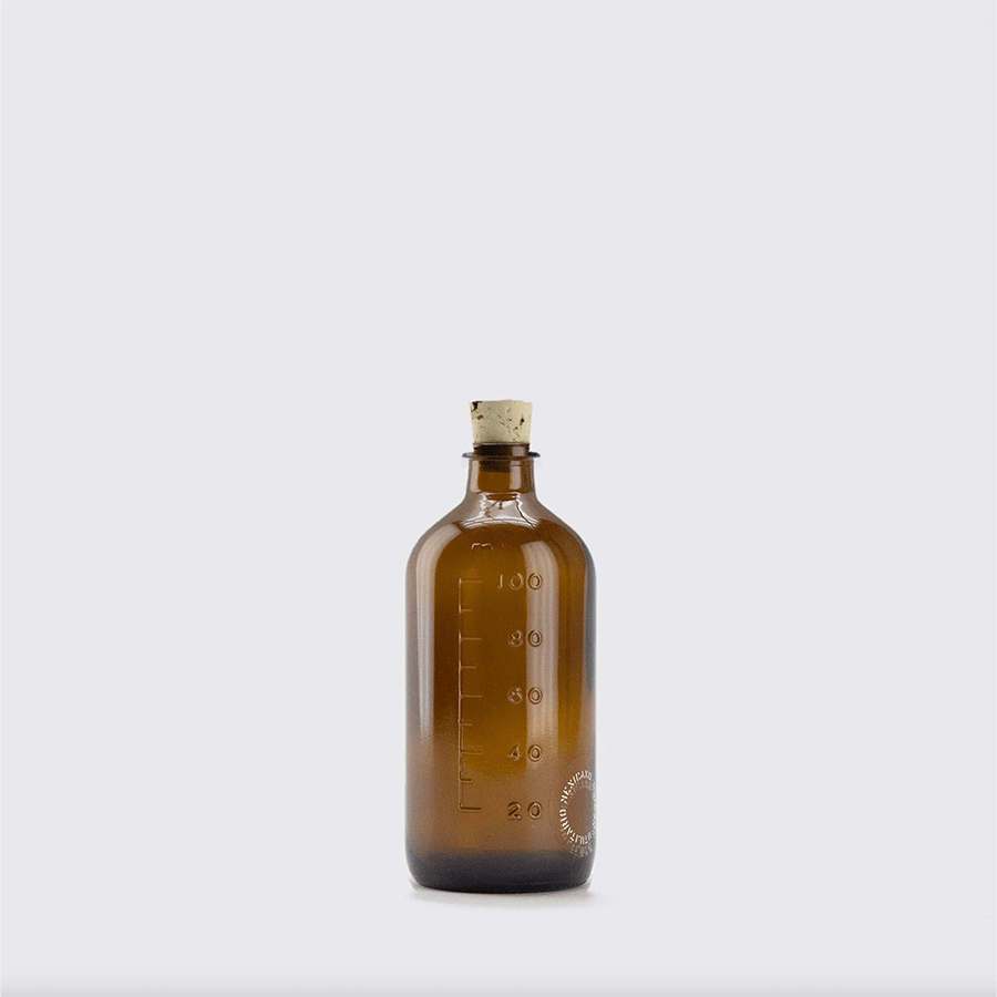 100ML AMBER GLASS BOTTLE - DYKE & DEAN
