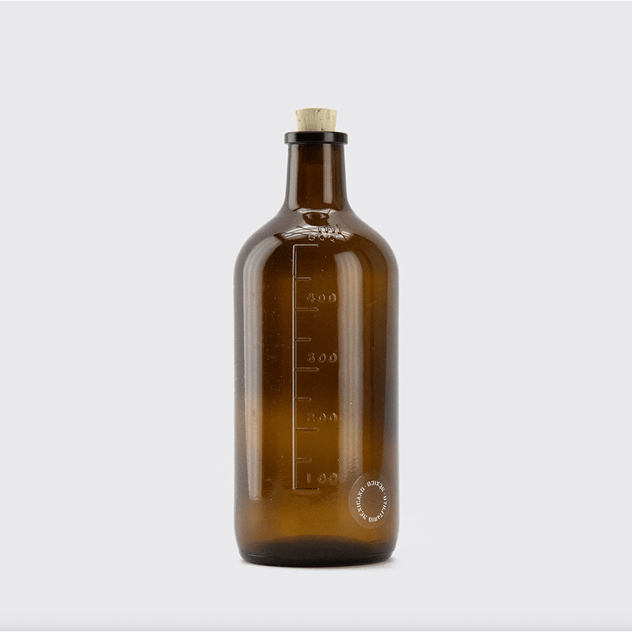 500ML AMBER GLASS BOTTLE - DYKE & DEAN