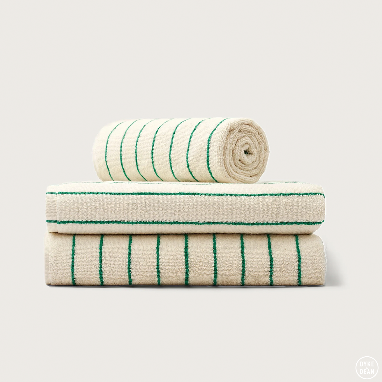 NARAM BATH TOWELS PURE WHITE & GRASS