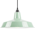 DYKE & DEAN PENDANT LAMPSHADE MINT GREEN WITH BULB HOLDER