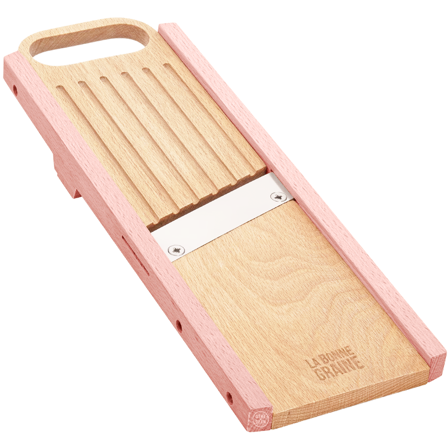 LA BONNE GRAINE WOODEN MANDOLIN KNIFE PINK