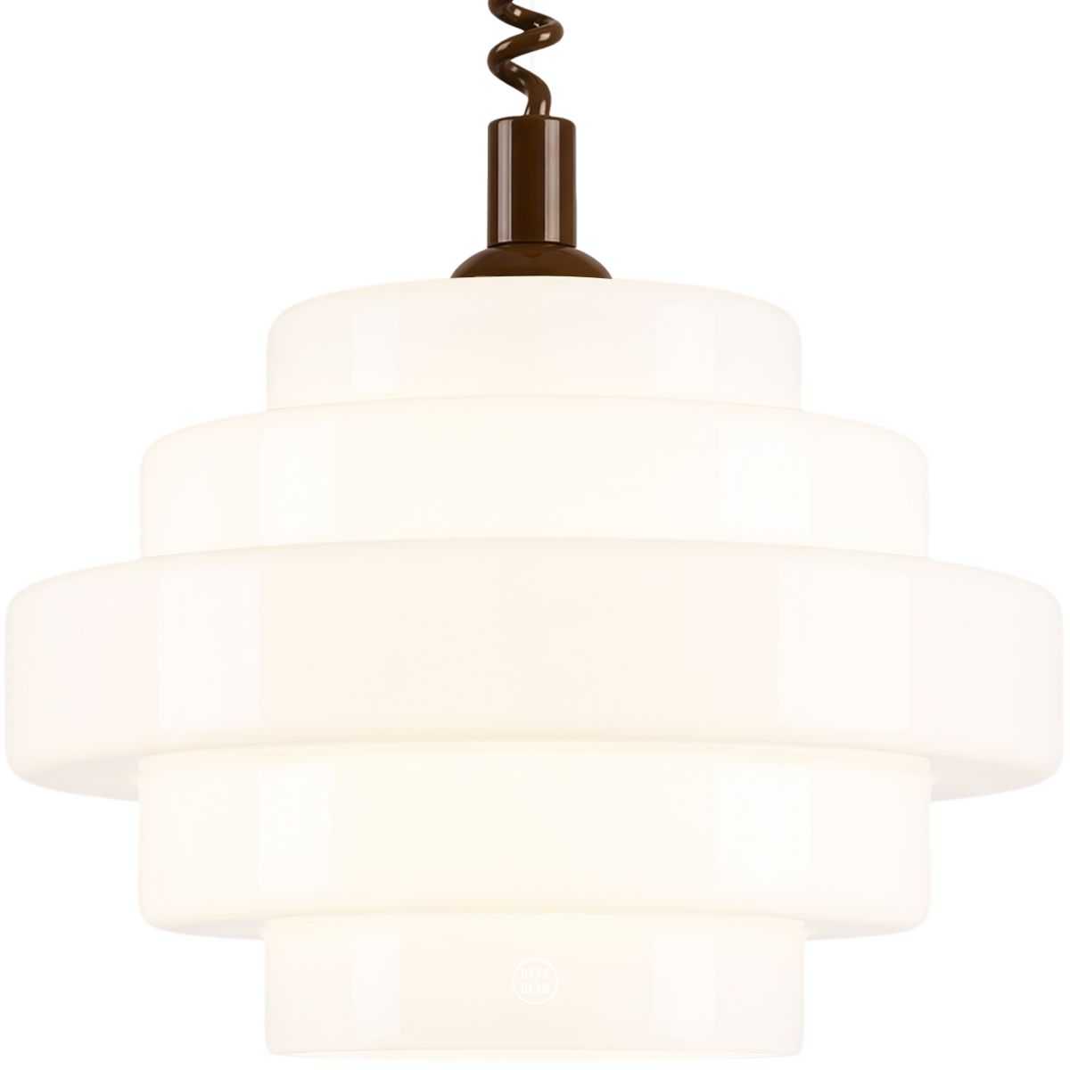 SMALL BAUHAUS OPALINE RETRACTABLE CORD LIGHT