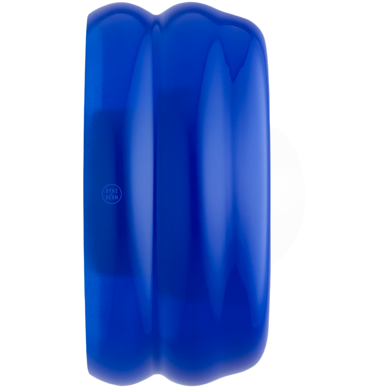 BLUE ORBIT GLASS GLOBE WALL CEILING LIGHT