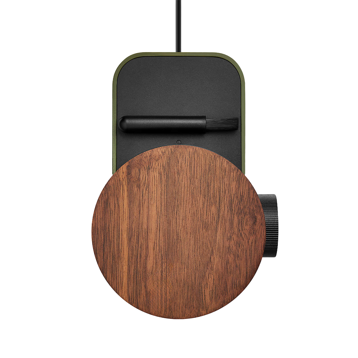 FELLOW OPUS 2 CONICAL BURR GRINDER WOODLAND GREEN & WALNUT