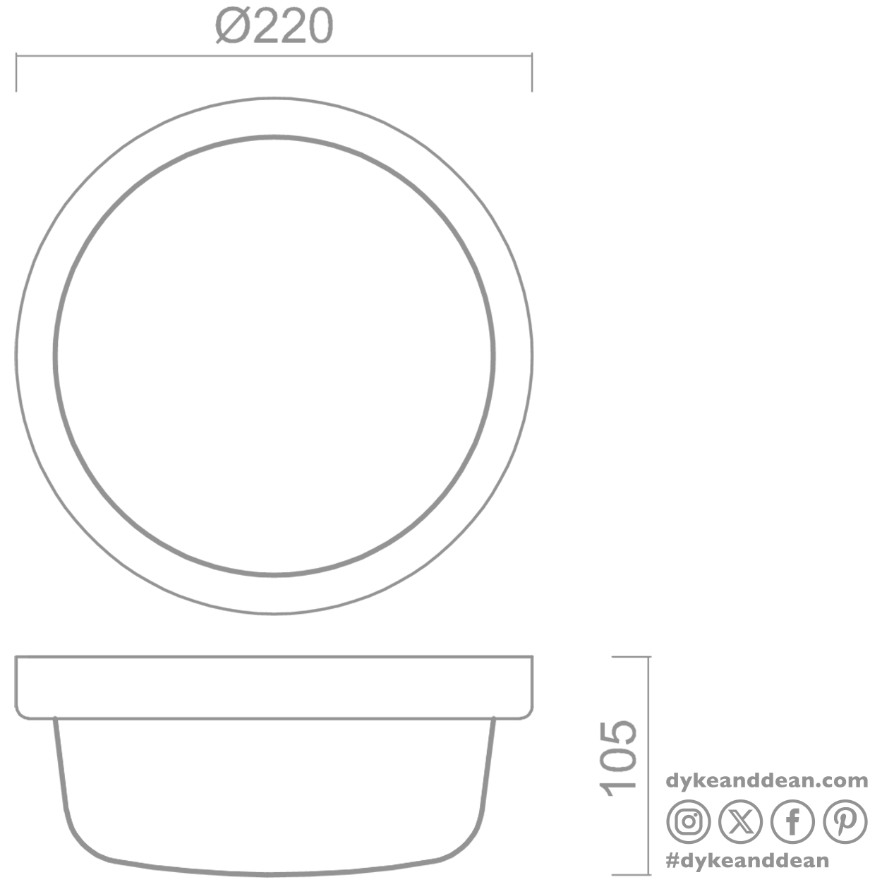 WHITE INDUSTRIAL ROUND WALL & CEILING BULKHEAD LIGHT