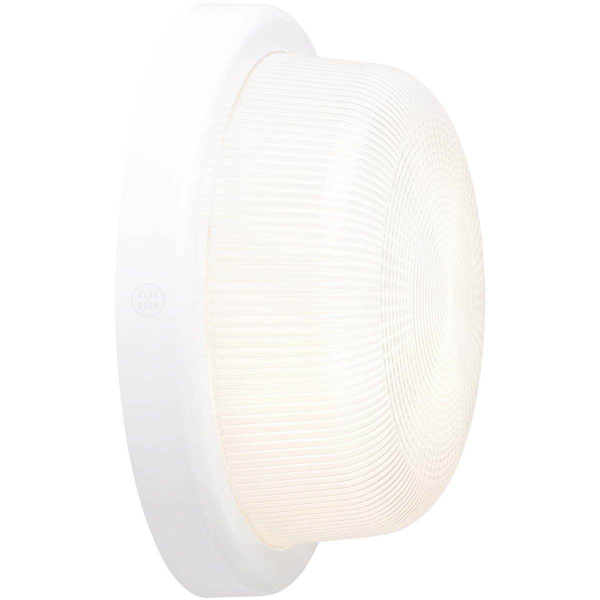 WHITE RIM ROUND WALL & CEILING BULKHEAD LIGHT
