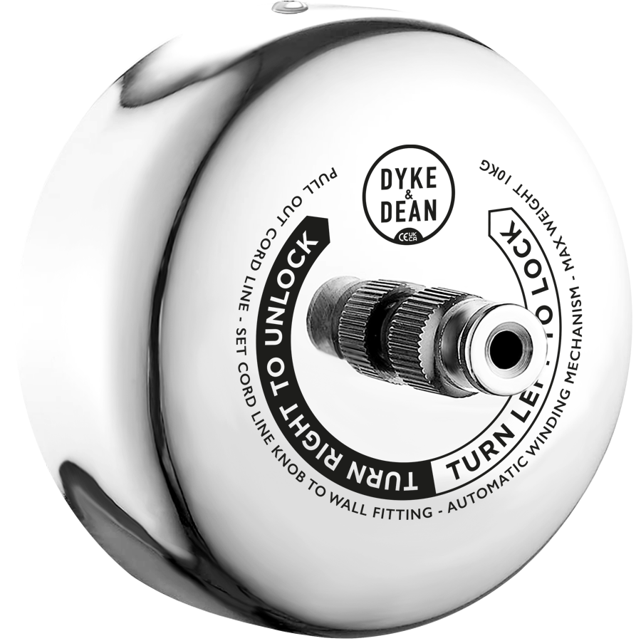 AUSZIEHBARE HOTEL-KLEIDUNGSLEINE CHROM