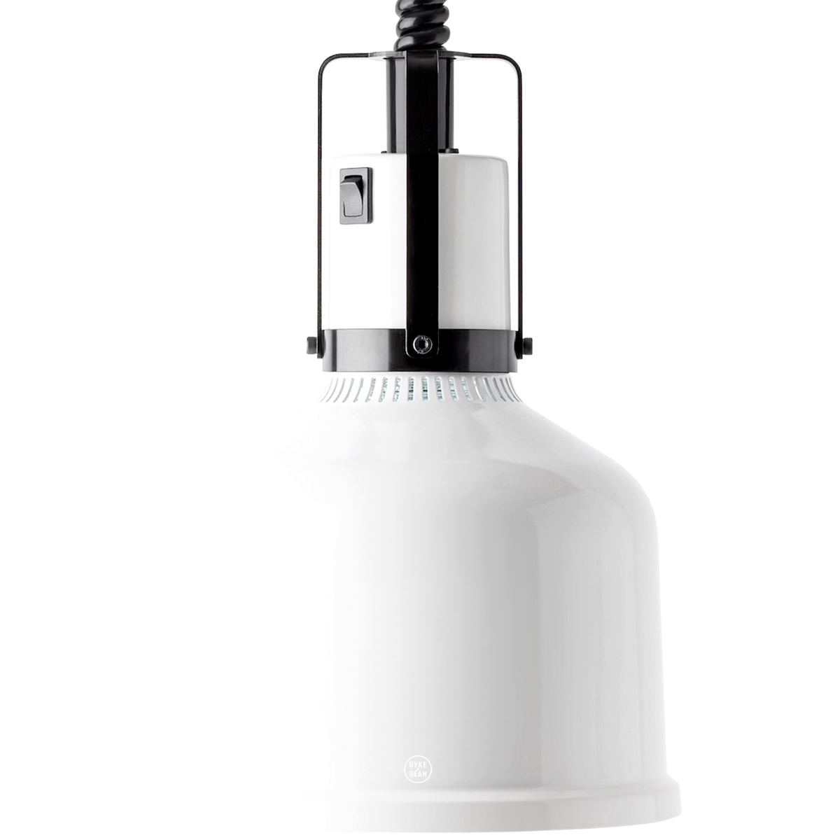 WHITE STAY HOT HEAT LAMP PENDANT FOCUS MO RETRACTABLE CORD