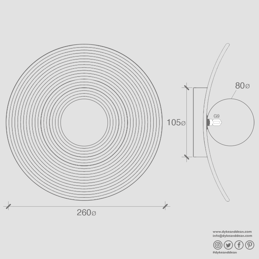 STEINLEUCHTE WANDLEUCHTE 250