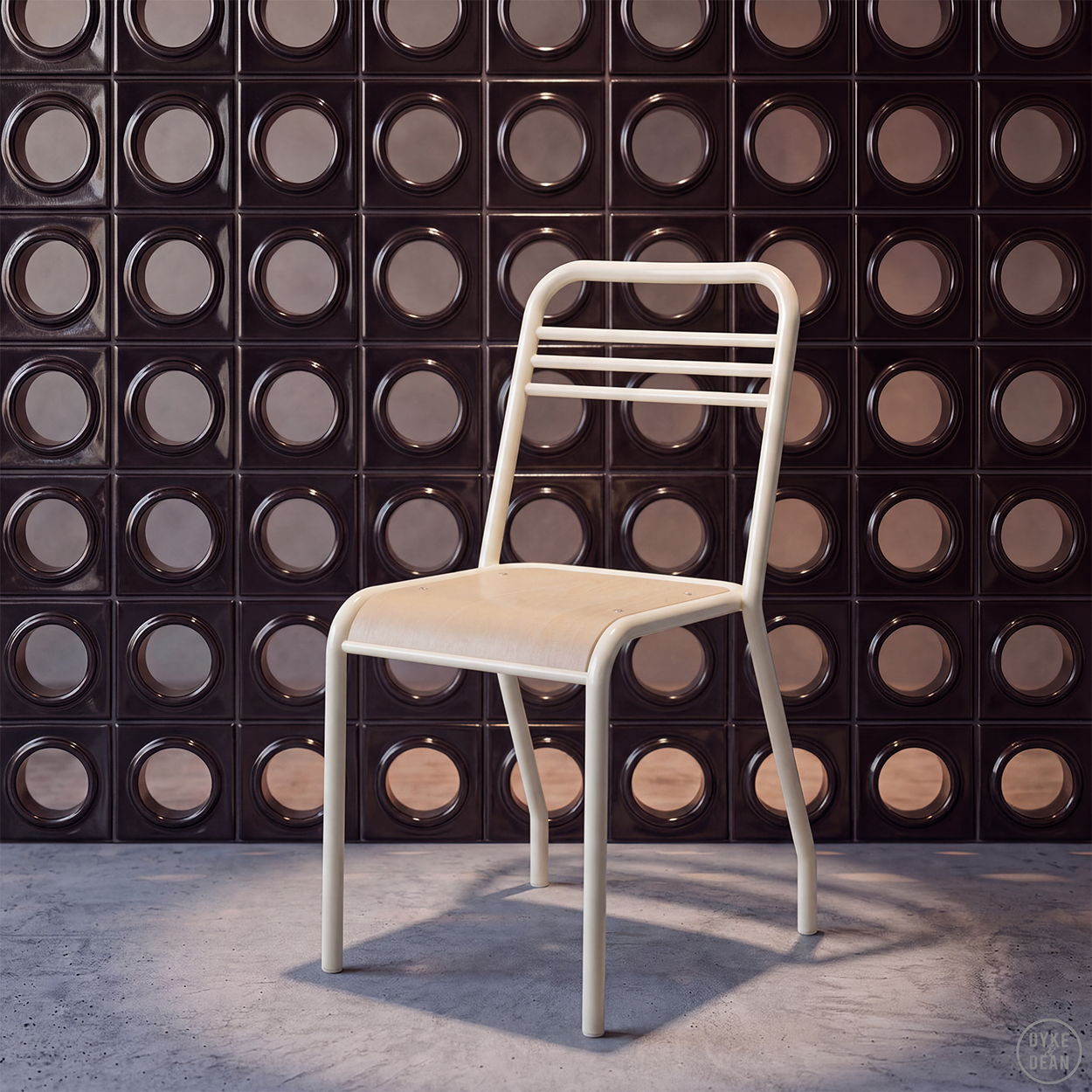 TOLIX UD WOODEN SEAT CHAIR