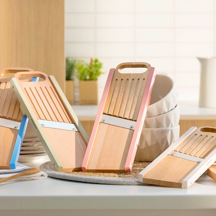 LA BONNE GRAINE WOODEN MANDOLIN KNIFE PINK