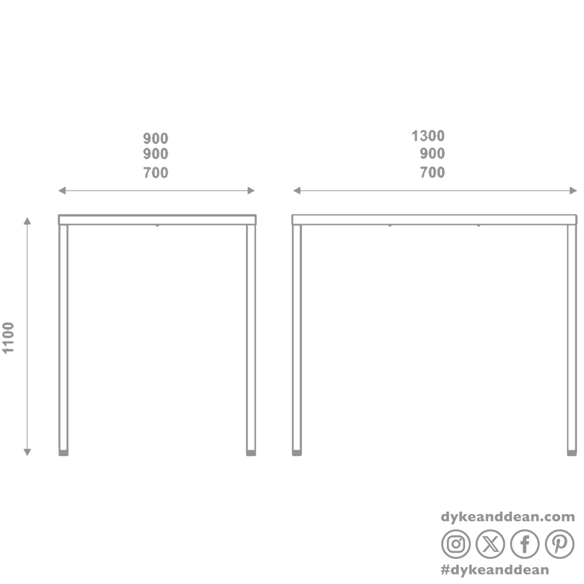 ADICO NORMA HIGH TABLE - DYKE & DEAN