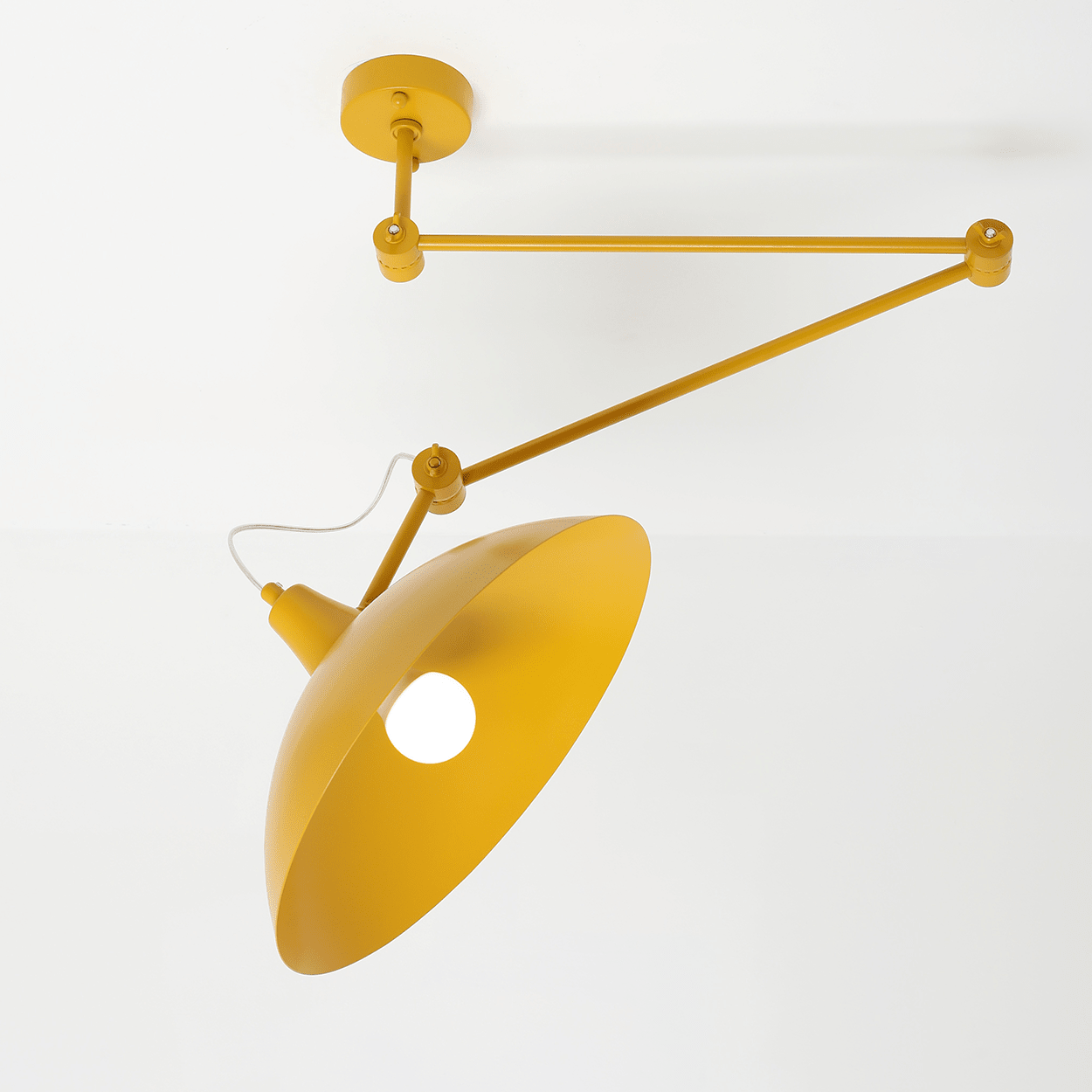 ADJUSTABLE WALL CEILING LIGHT MELOS YELLOW - DYKE & DEAN