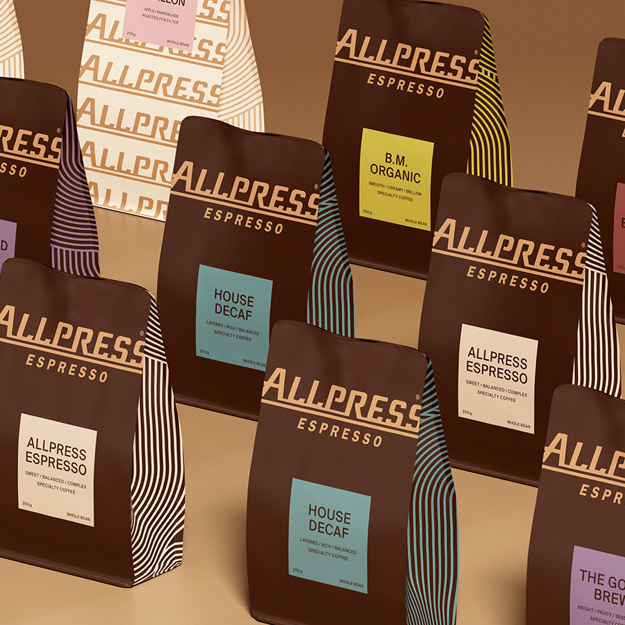 ALLPRESS WHOLE BEAN COFFEE 250g HOUSE DECAF - DYKE & DEAN