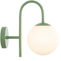 ARC WALL LIGHT SMALL GLOBE - DYKE & DEAN