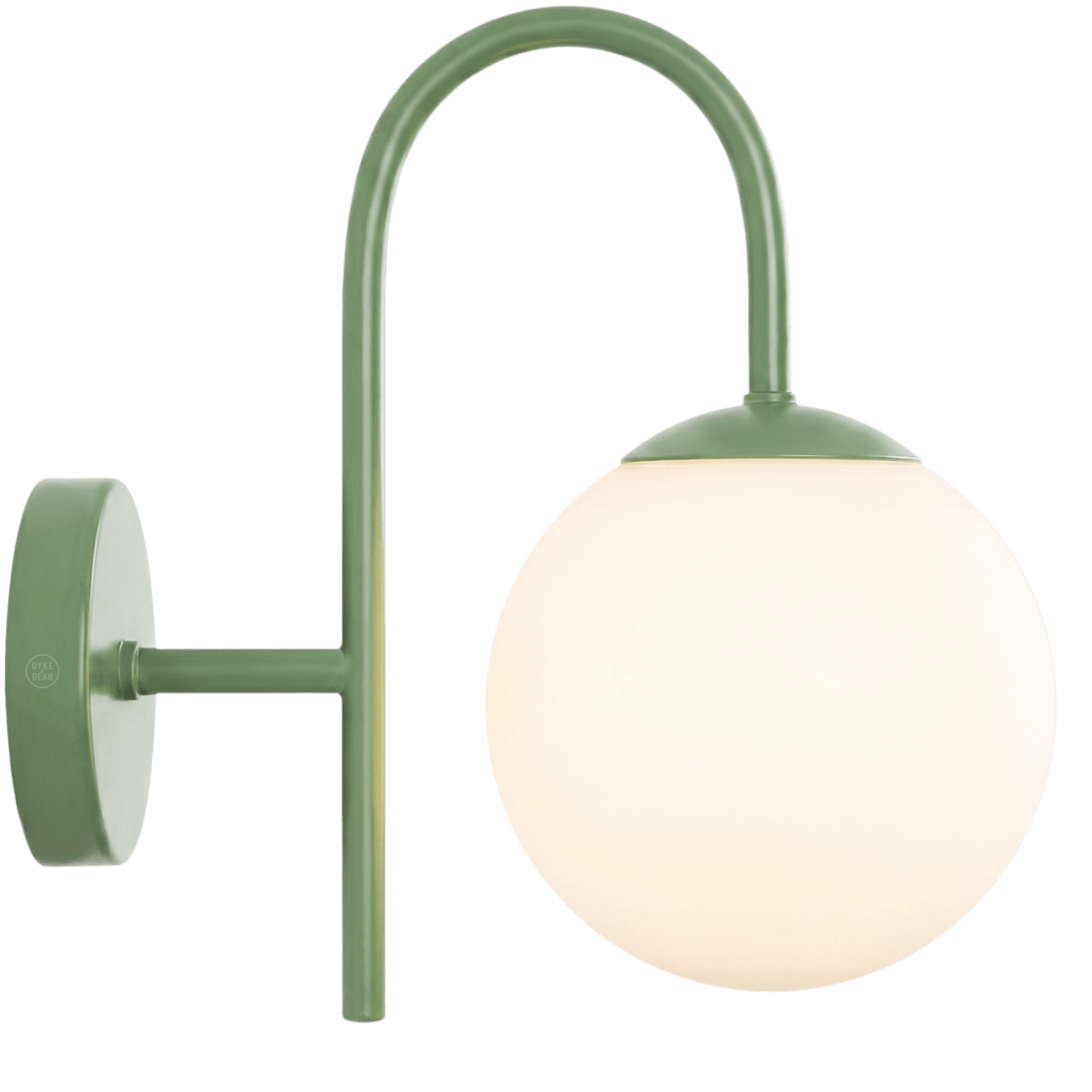 ARC WALL LIGHT SMALL GLOBE - DYKE & DEAN