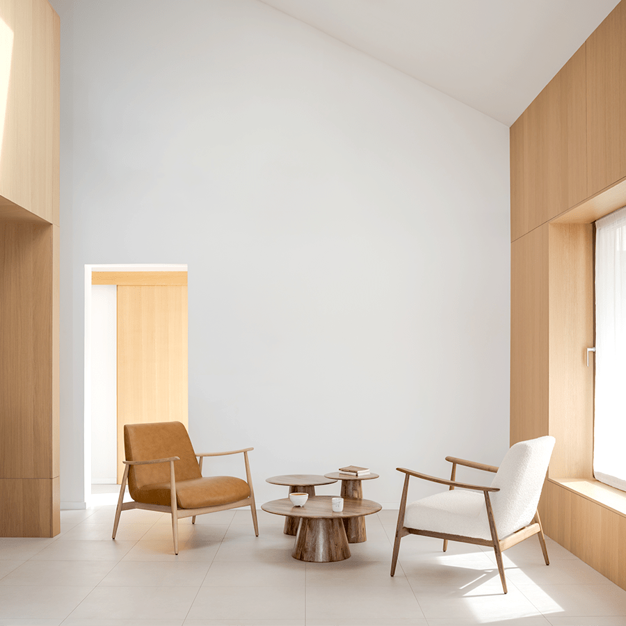 ASKA LOUNGE CHAIR WALNUT - DYKE & DEAN