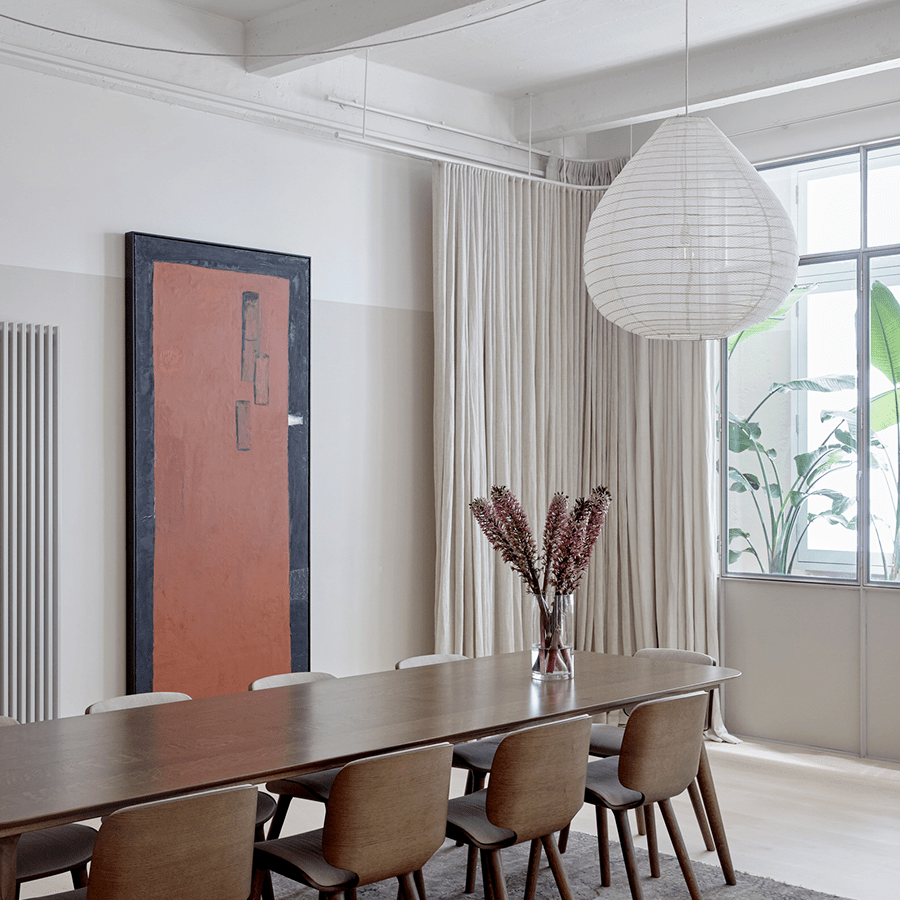 BALI LINEN LIGHT SHADE 70CM - DYKE & DEAN