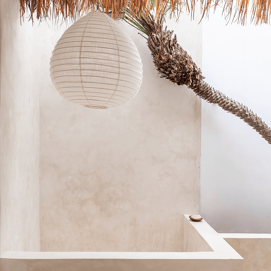 BALI LINEN LIGHT SHADE 70CM - DYKE & DEAN