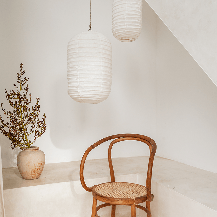 BARREL LINEN LIGHT SHADE SMALL - DYKE & DEAN