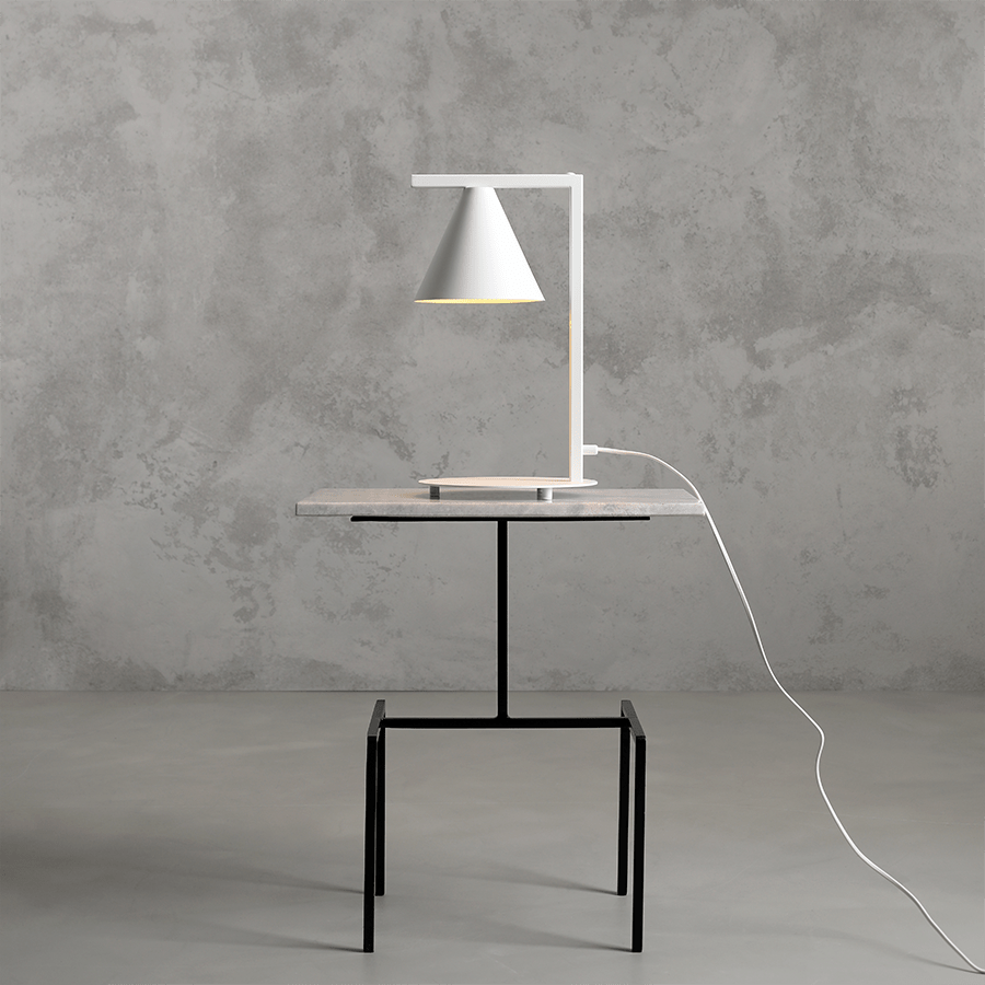 BATON CONE TABLE LIGHT WHITE - DYKE & DEAN