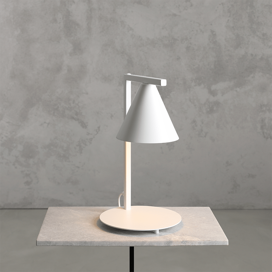 BATON CONE TABLE LIGHT WHITE - DYKE & DEAN