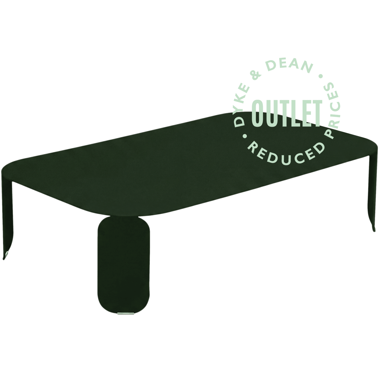 BEBOP ROSEMARY GREEN LOW COFFEE TABLE 120 x 70 OUTLET - DYKE & DEAN