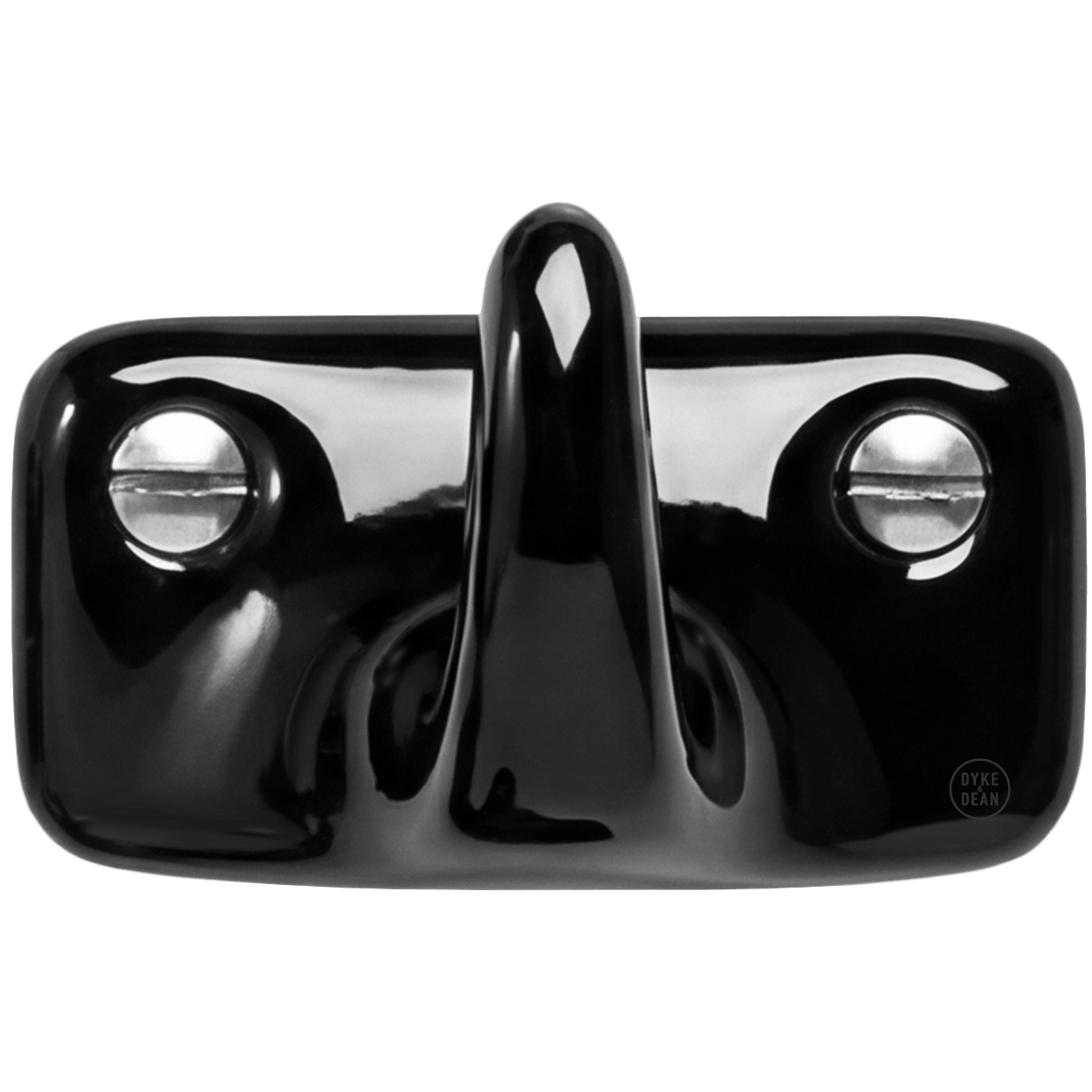 BLACK PORCELAIN HOOK 1 - DYKE & DEAN
