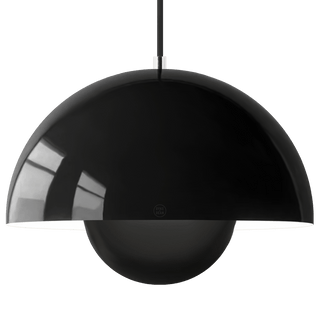 BLOOM POT PENDANT LAMP BLACK LARGE - DYKE & DEAN
