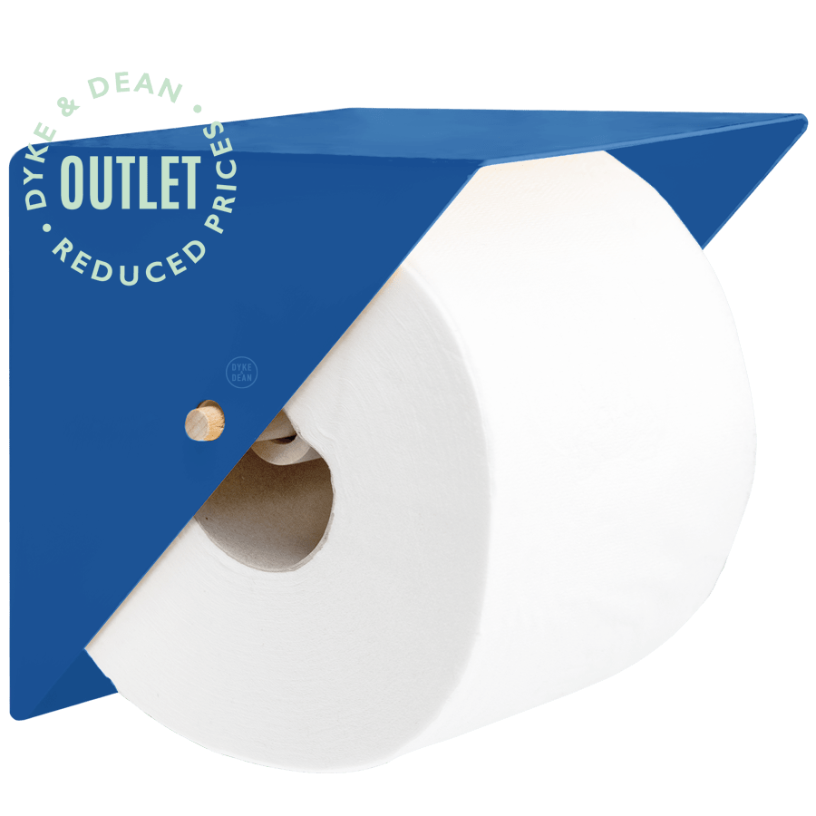 BLUE TRIANGLE WALL TOILET ROLL HOLDER OUTLET - DYKE & DEAN