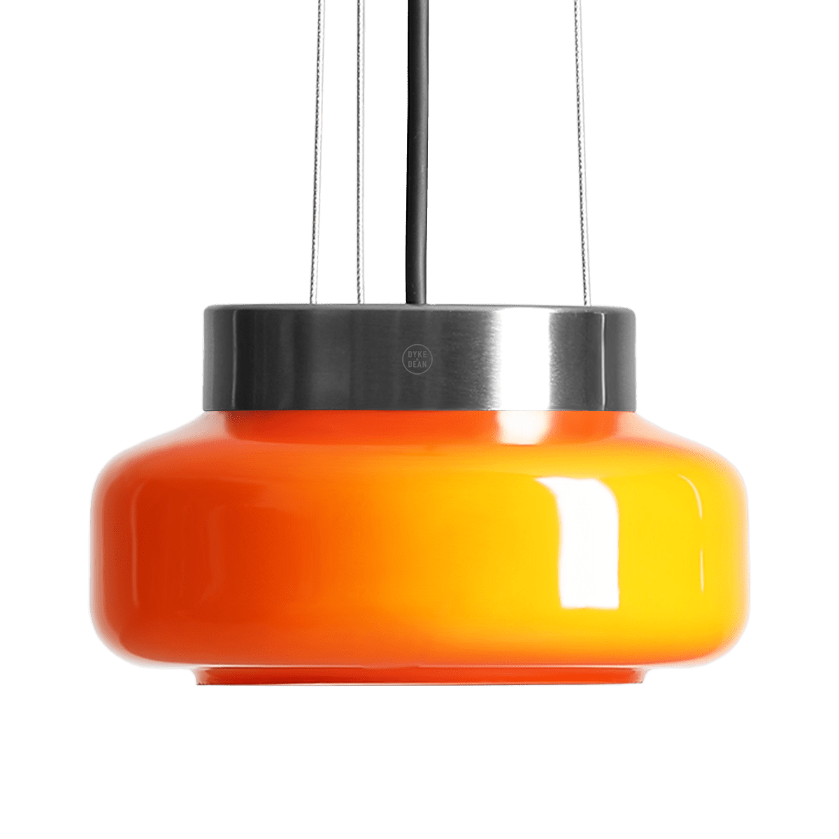 BONBON GLASS PENDANT LIGHT ORANGE SMALL - DYKE & DEAN