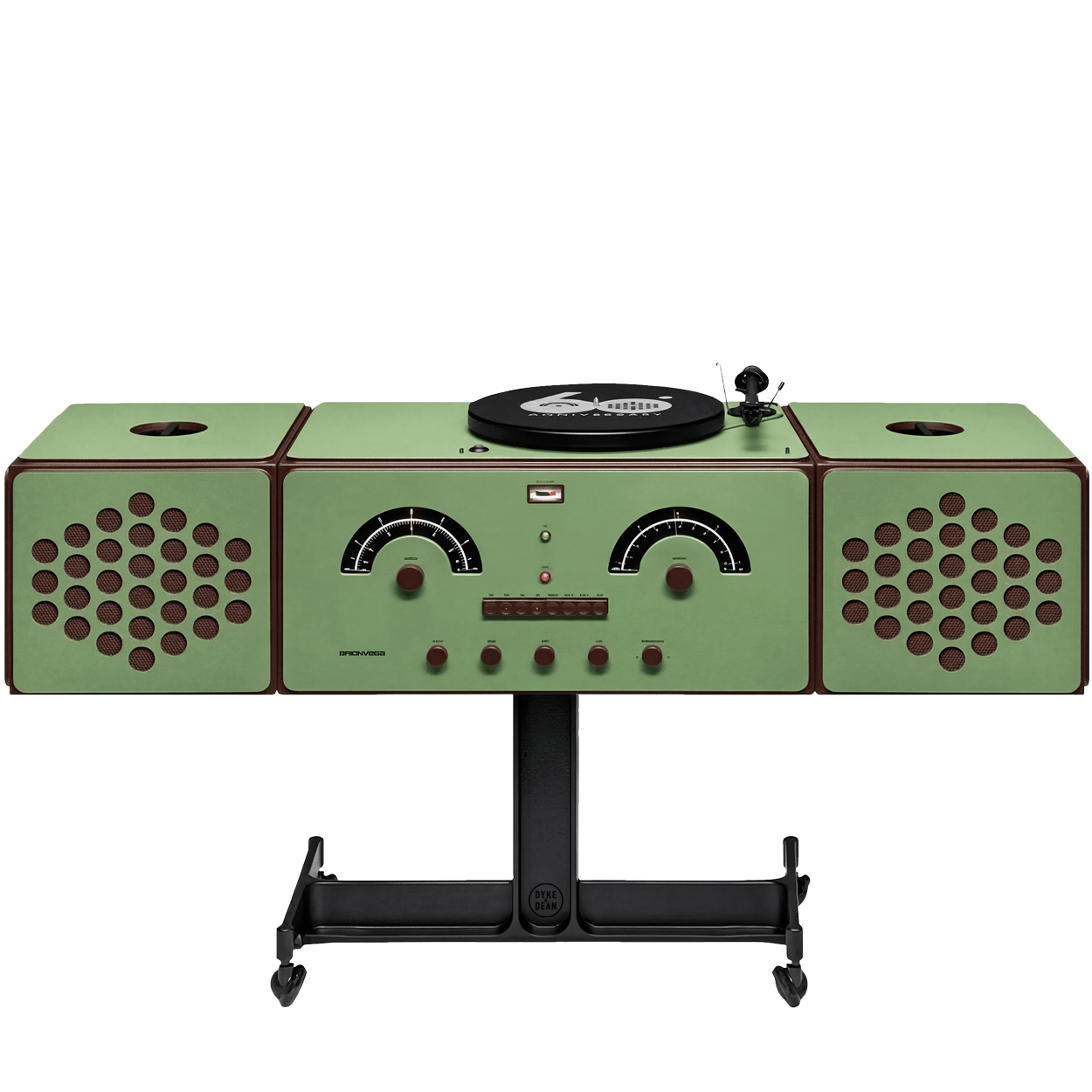BRIONVEGA RADIOFONOGRAFO 60TH ANNIVERSARY SPECIAL GREEN - DYKE & DEAN