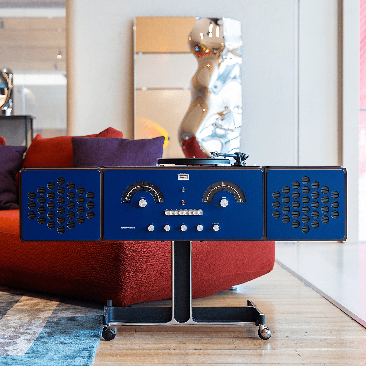 BRIONVEGA RADIOFONOGRAFO RR226 FO - ST BLUE - DYKE & DEAN