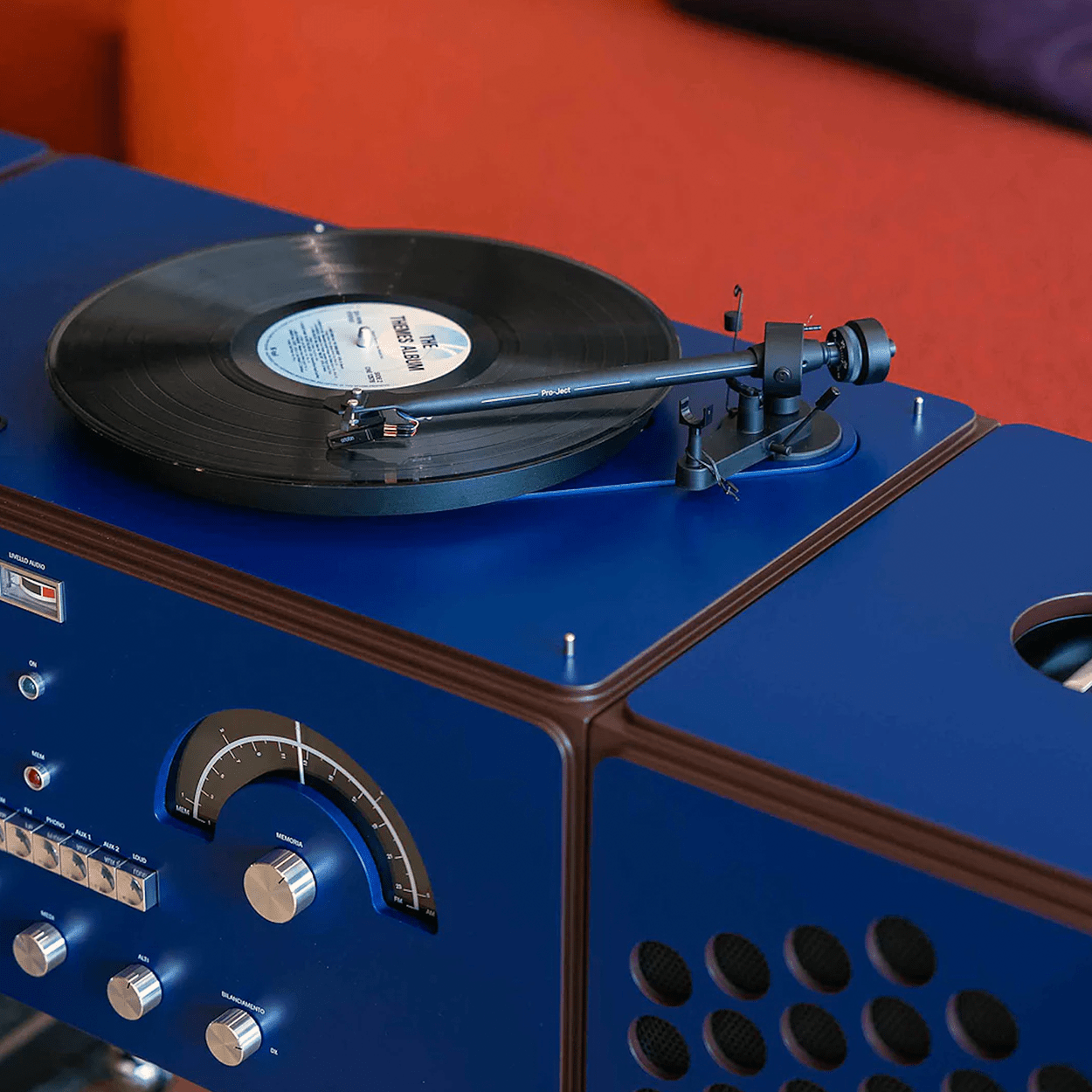 BRIONVEGA RADIOFONOGRAFO RR226 FO - ST BLUE - DYKE & DEAN