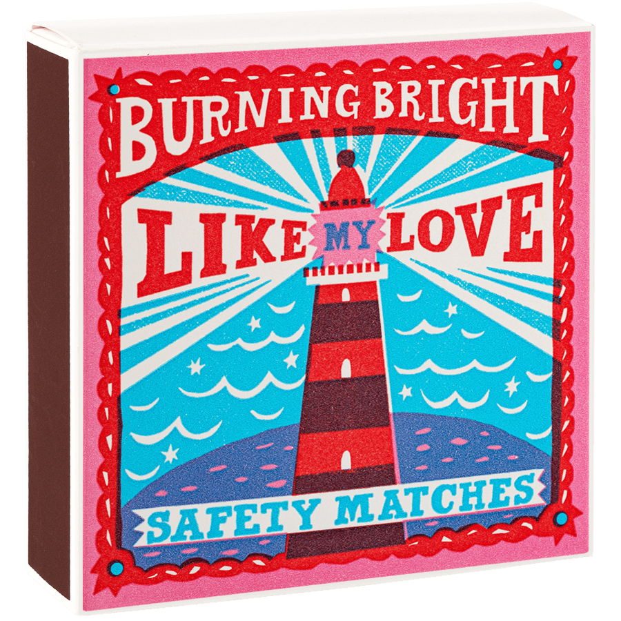BURNING BRIGHT LUXURY SAFETY MATCHES - DYKE & DEAN