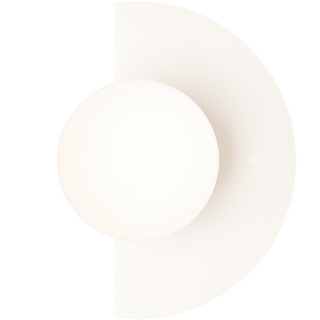 CANDY LOOP GLOBE WALL LIGHT CREAM - DYKE & DEAN