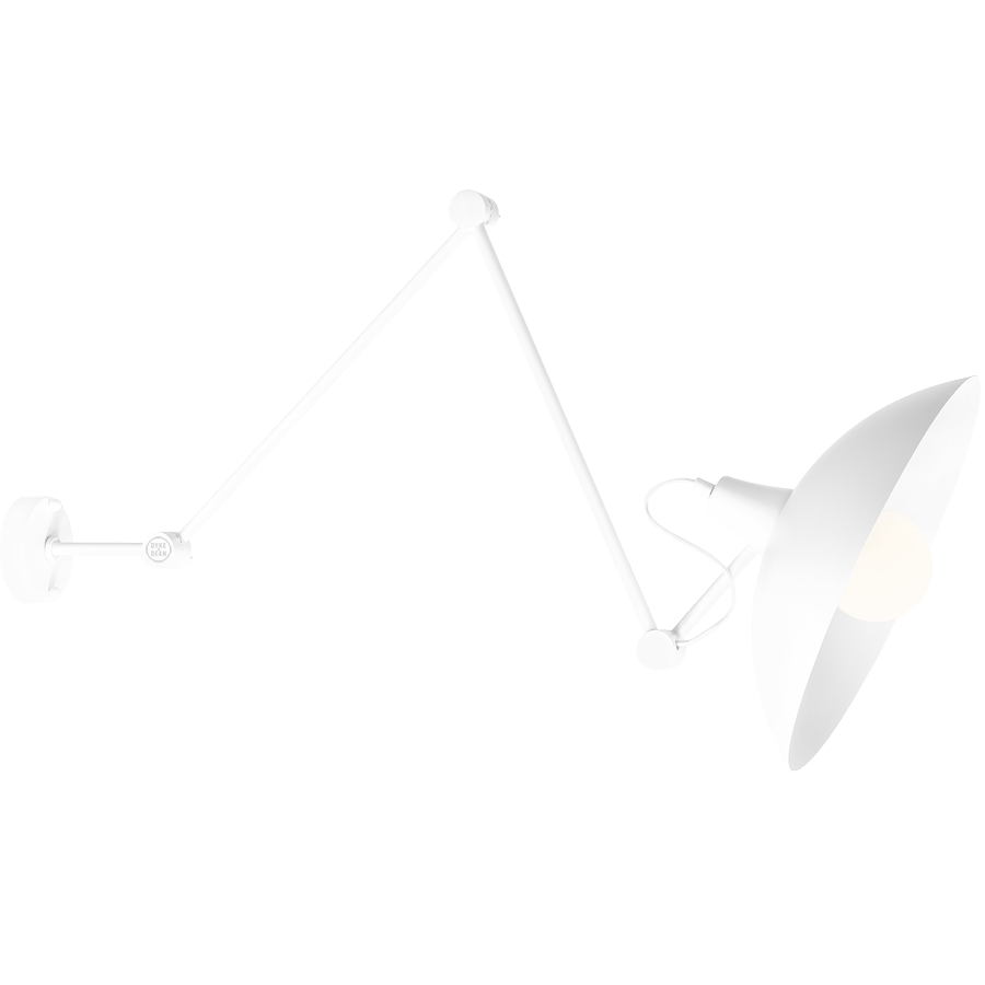 CANTILEVER ADJUSTABLE WALL CEILING LIGHT MELOS WHITE - DYKE & DEAN