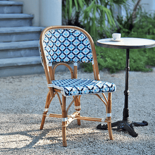 CARRARA GREEN GRANITE FRENCH BISTRO TABLE 24” - DYKE & DEAN